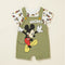 Infants Dungaree Suit Disney Mickey Dungaree & T-Shirt Set