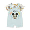 Infants Dungaree Suit Sea Green Cool Vibes Mickey Dungaree & T-Shirt Set