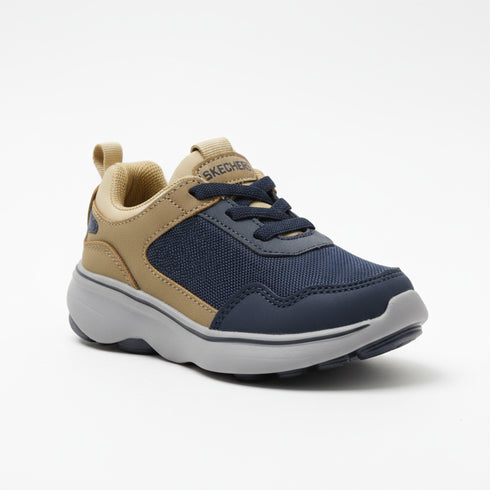 Jogger Shoes for Boys and Girls Brown & Blue Skechers Design
