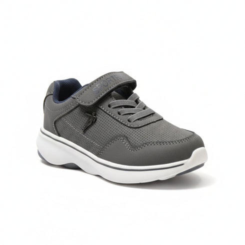 Jogger Shoes for Boys and Girls Dark Grey Sportive