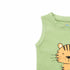 Kids Graphic Sando Shirt Green Little Tiger