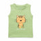 Kids Graphic Sando Shirt Green Little Tiger