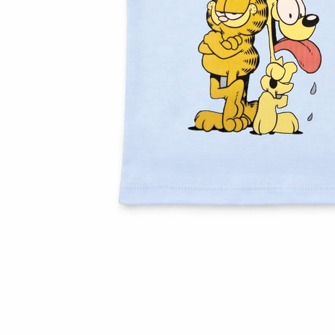 Kids Graphic Sando Shirt Light Blue Garfield