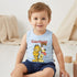 Kids Graphic Sando Shirt Light Blue Garfield