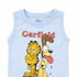 Kids Graphic Sando Shirt Light Blue Garfield