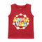 Kids Graphic Sando Shirt Red Summer Vibes