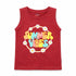 Kids Graphic Sando Shirt Red Summer Vibes