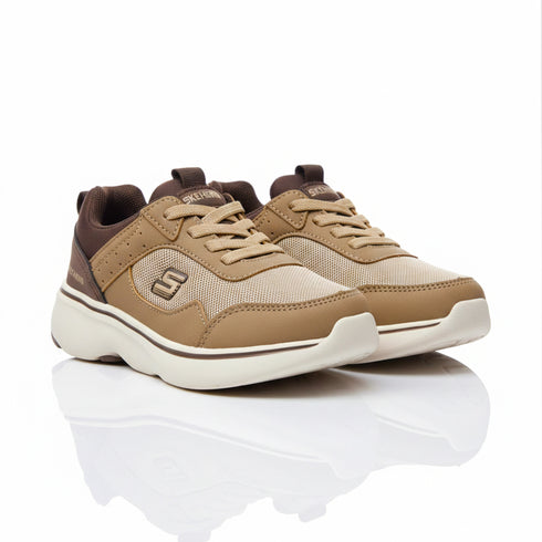 Kids Jogger Shoes Brown Skechers Design