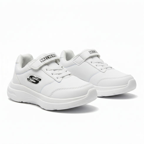 Kids Jogger Shoes White Skechers Design