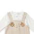 Fleece Lamb Baby Boy Romper Dangri Style 0-6M