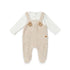Fleece Lamb Baby Boy Romper Dangri Style 0-6M