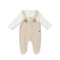 Fleece Lamb Baby Boy Romper Dangri Style 0-6M