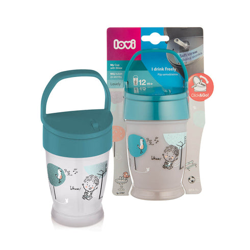 Lovi My Straw Cup 35/354 Boy- 250ml
