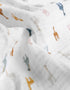 Infant Comfortable Muslin Newborn Blanket Towel And Bamboo Fiber Baby Blanket & Wrap Sheet (Assorted Print) 17312
