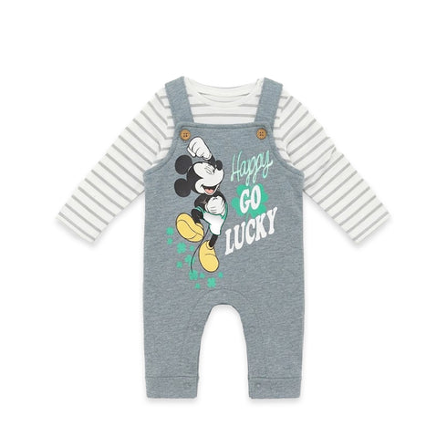 Mickey Baby Boy Dangri Suit 0-24M