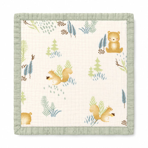 Infant Muslin Layered Blanket and Wrap Sheet White
