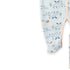 Blue Muslin Cotton Baby Romper 0-9M