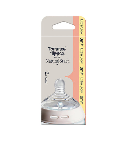 Tommee Tippee Natural Start Extra Slow Flow Teats Pack Of 2