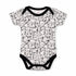 Pack of 2 Baby Bodysuits White Jungle