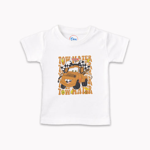 Pack of 2 Baby T-Shirts Navy and White McQueen
