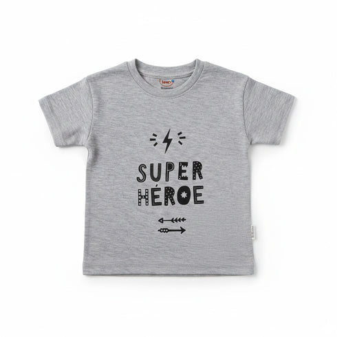 Pack of 2 Baby T-Shirts White Grey Cool Kid