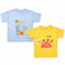 Pack of 2 Baby T-Shirts Yellow Blue Hello Crab