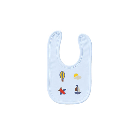 Pack of 10 Baby Starter Gift Set Blue Aeroplanes Embroidered