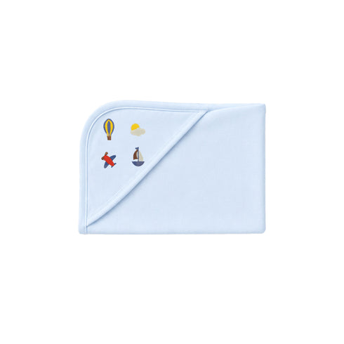 Pack of 10 Baby Starter Gift Set Blue Aeroplanes Embroidered