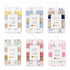 Pack of 12 Baby Washcloths Face Towels Blue White Dino