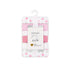Pack of 12 Baby Washcloths Face Towels Pink White Flowers