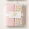 Infant Pack of 2 Cotton Swaddle Wrapping Sheets Pink Floral