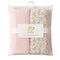 Infant Pack of 2 Cotton Swaddle Wrapping Sheets Pink Floral