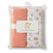Infant Pack of 2 Cotton Swaddle Wrapping Sheets Pink Strawberries Print