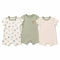Pack of Three Onesies Half Rompers Safari