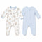 Pack of Two Full Rompers Elephants Print