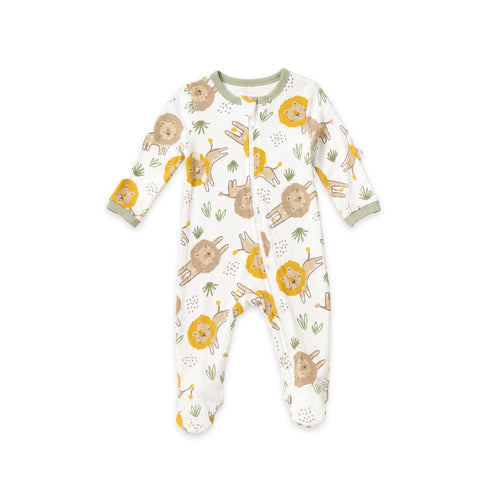 Pack of Two Full Cotton Rompers Roar