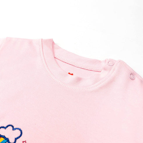 Basics Night Suit - Unicorn pink