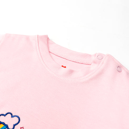 Basics Night Suit - Unicorn pink