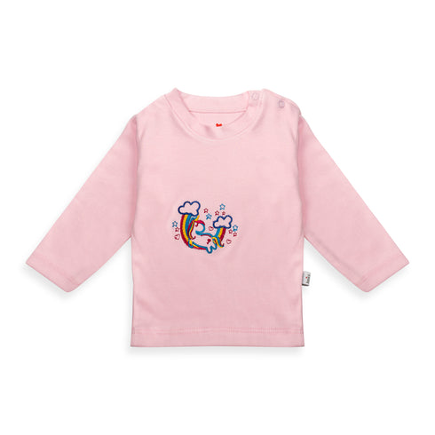 Basics Night Suit - Unicorn pink