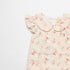 Party Wear Cotton Embroidered Top Pink Roses Design