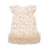 Party Wear Cotton Embroidered Top Pink Roses Design