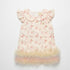 Party Wear Cotton Embroidered Top Pink Roses Design