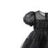 Black Party Wear Frock Tiered Tulle