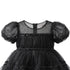Black Party Wear Frock Tiered Tulle