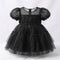 Black Party Wear Frock Tiered Tulle