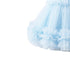 Blue Party Wear Frock One Shoulder Ruffle