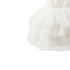 White Party Wear Frock Embellished Tiered Tulle Sequin