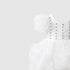White Party Wear Frock Ruffled Tulle