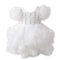 White Party Wear Frock Ruffled Tulle