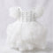 White Party Wear Frock Ruffled Tulle